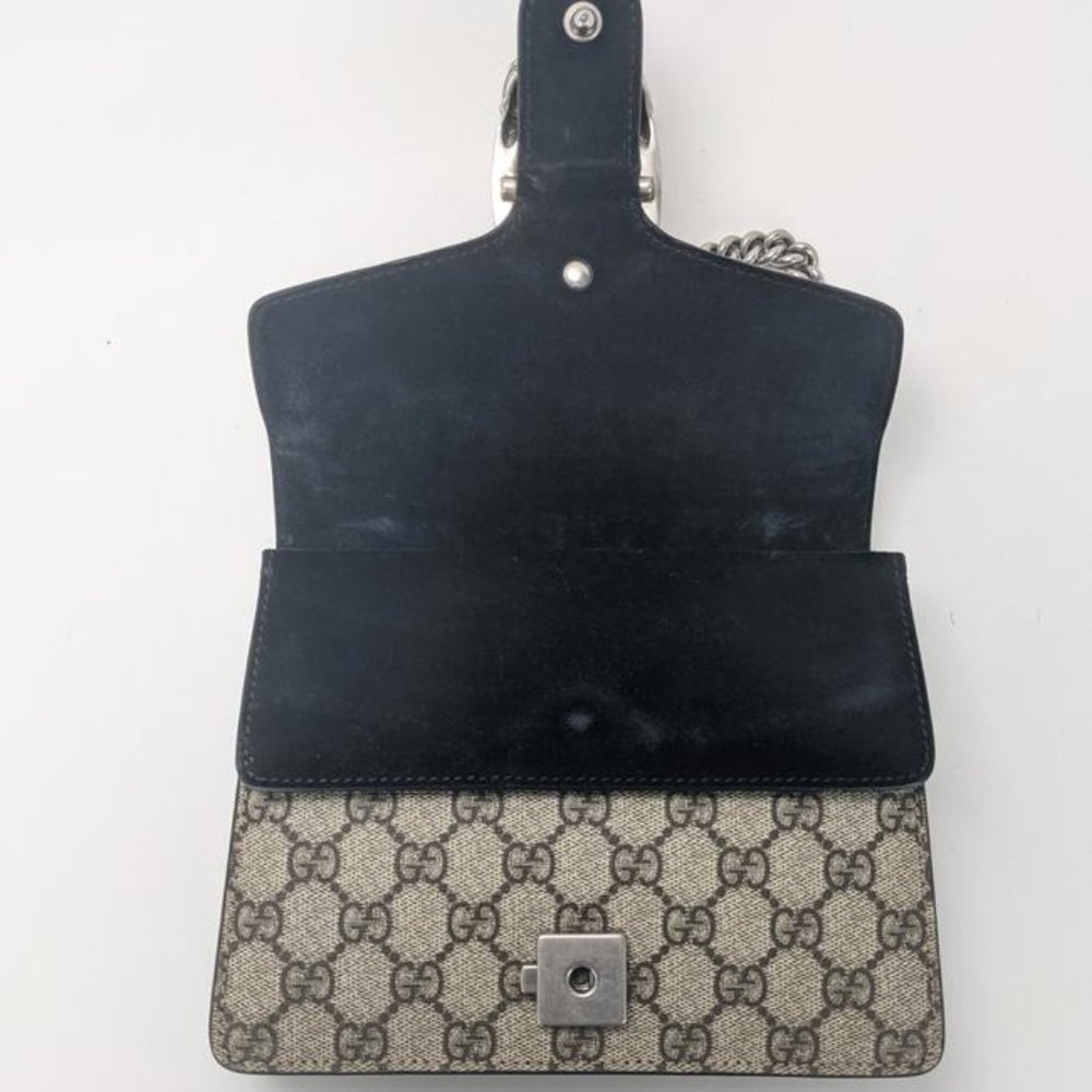 SOLD Gucci Dionysus Mini GG Black Crossbody Bag - Picture 5 of 7